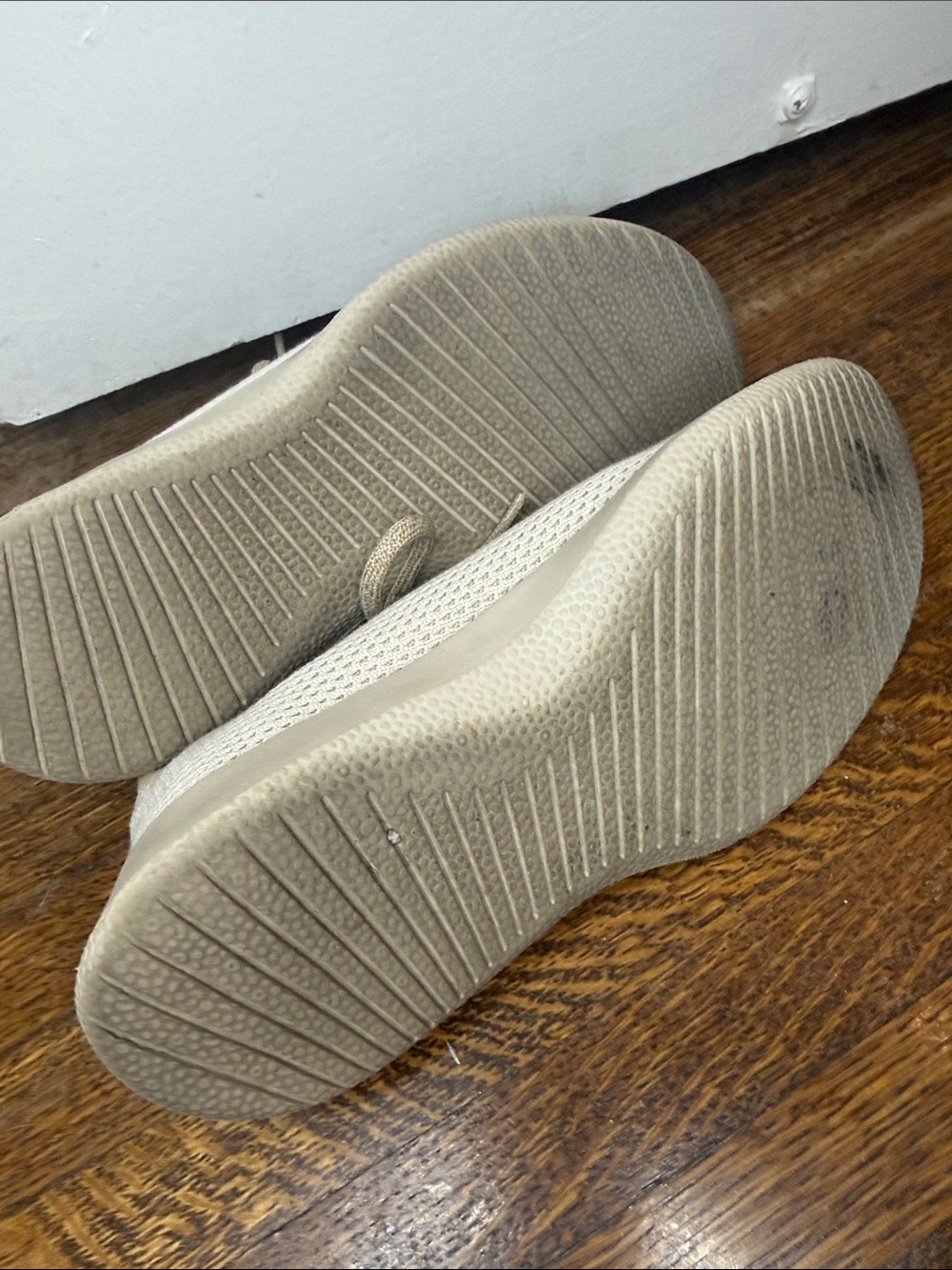 allbirds Knit Lace-Up Sneakers - Beige/Cream - Picture 3 of 5